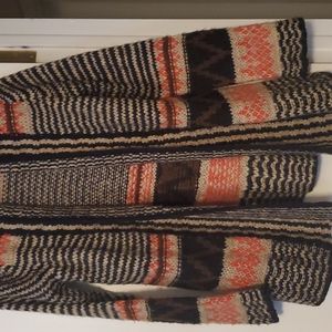 Pink rose large sweater